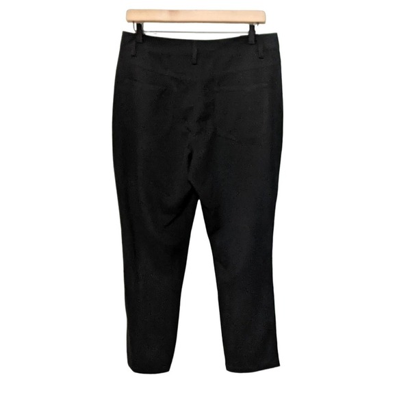 BCBGeneration Womens Cropped Trousers Pants Size M Black Slacks Straight Leg New - Picture 2 of 4